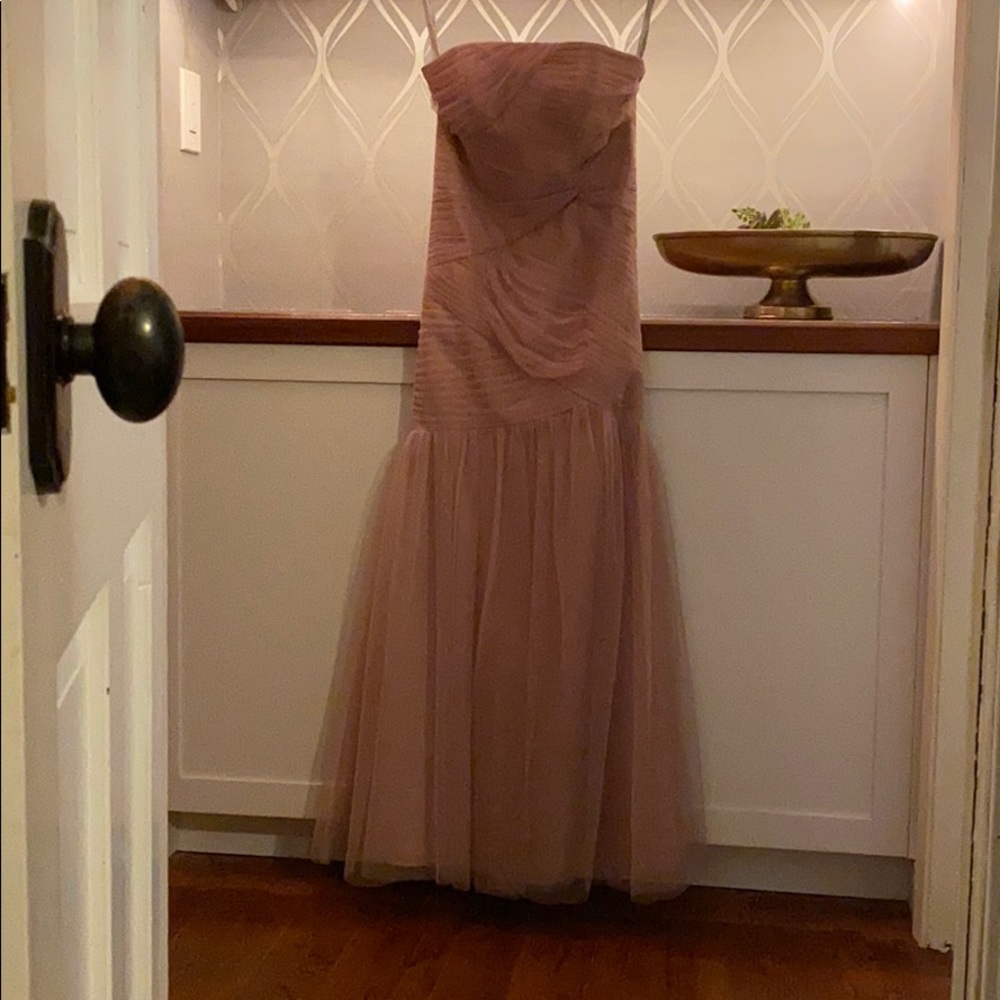 Alfred Angelo bridesmaid dress and a dusty rose